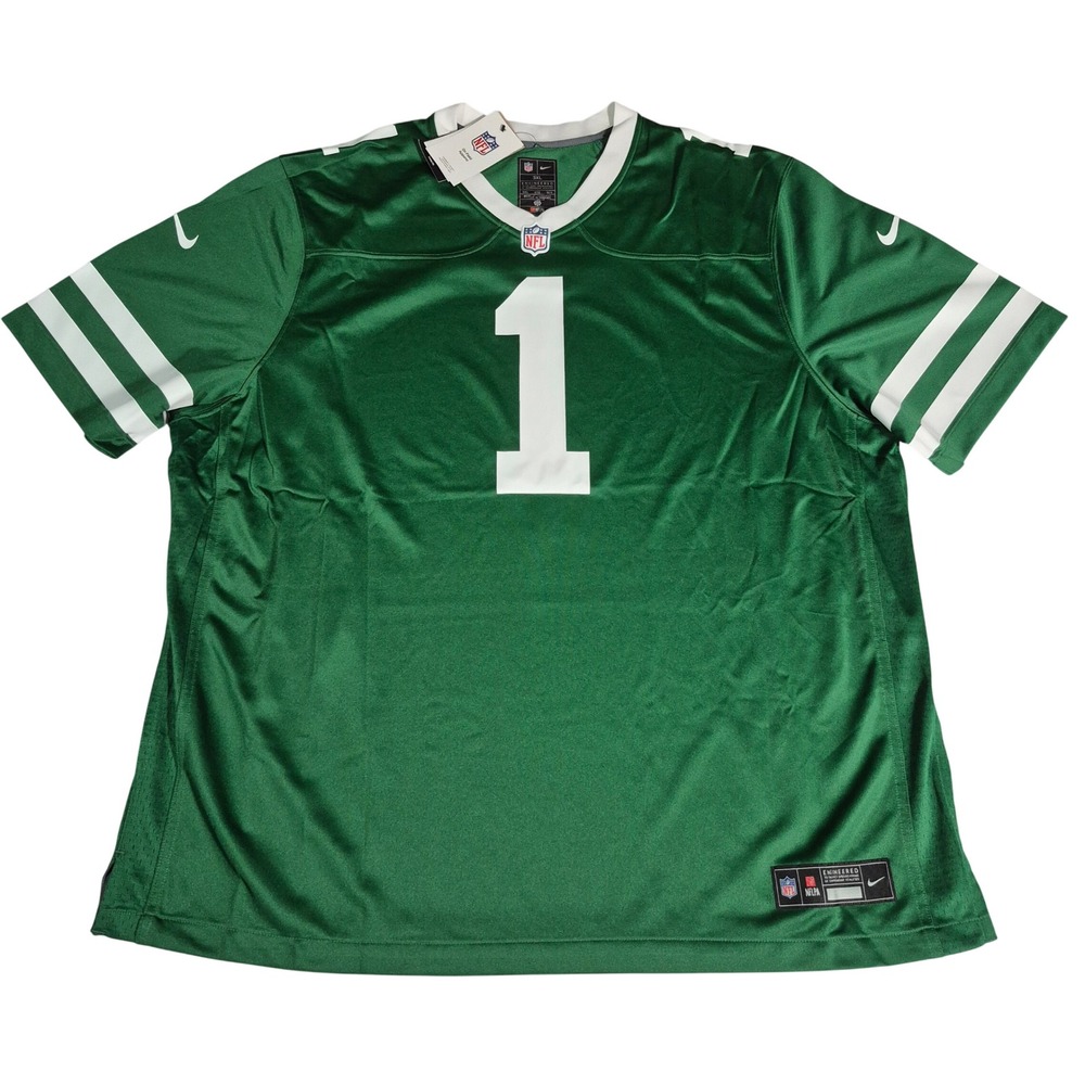 Ahmad Sauce Gardner New York Jets Nike Football Game Jersey Green Men's Size 3XL